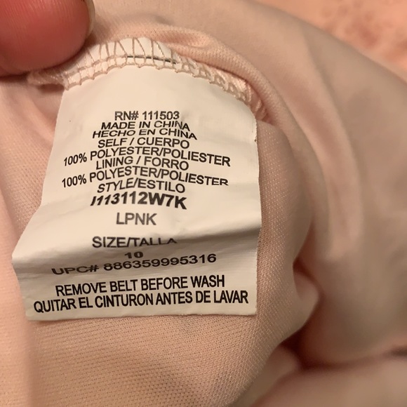 Lily rose peach girls size 10 dress - Picture 5 of 5